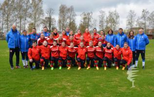 Česká fotbalová reprezentace žen U17 v Břízkách