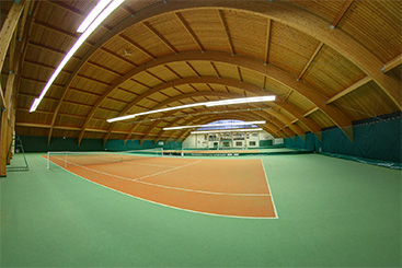 tenisová hala hotelu Břízky - Jablonec nad Nisou