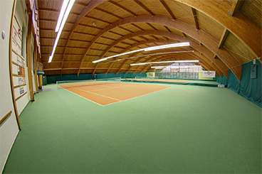 tenisová hala hotelu Břízky - Jablonec nad Nisou