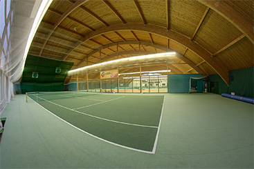 tenisová hala hotelu Břízky - Jablonec nad Nisou